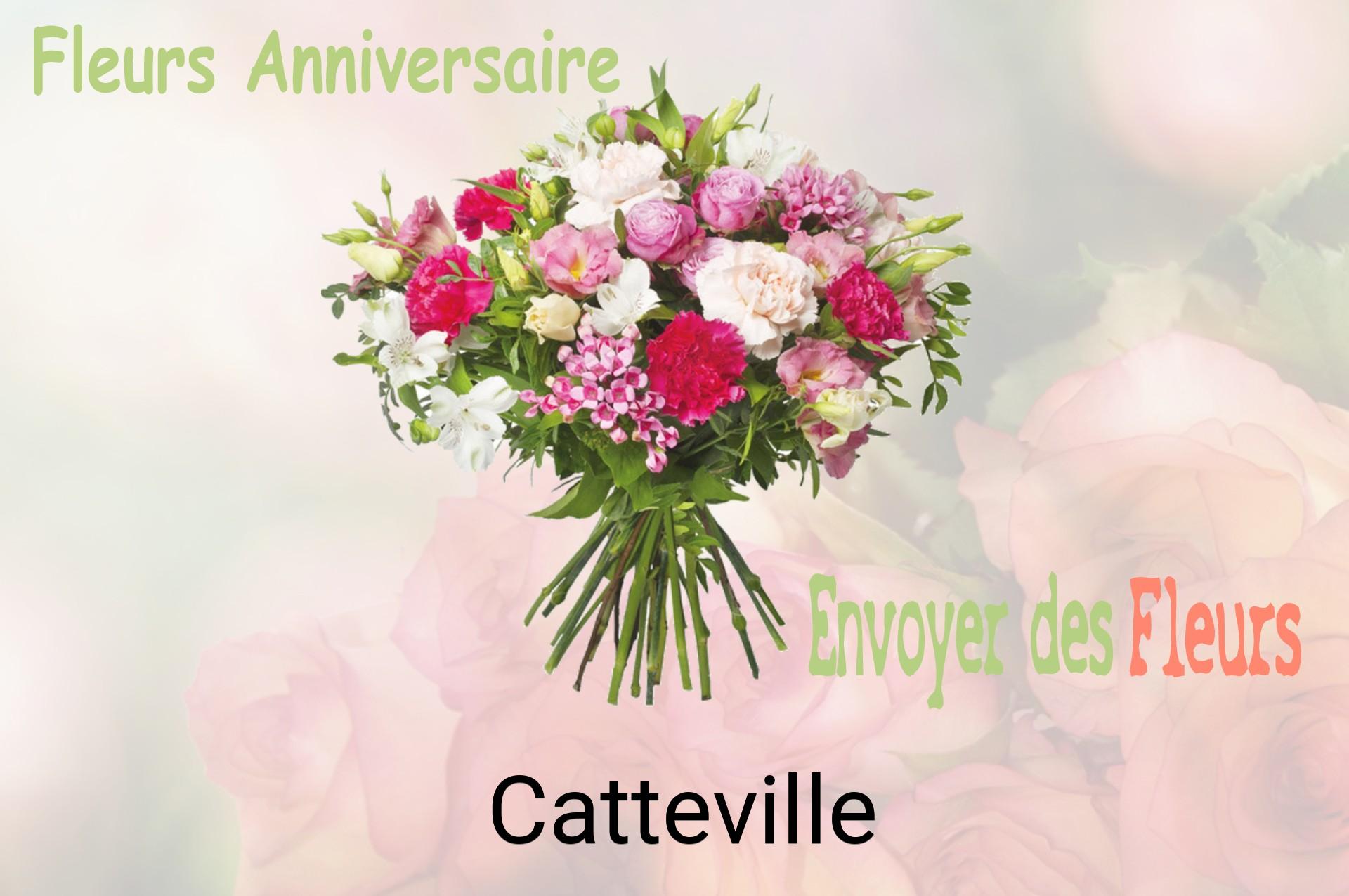 Bouquet de fleurs d’anniversaire livré à Catteville